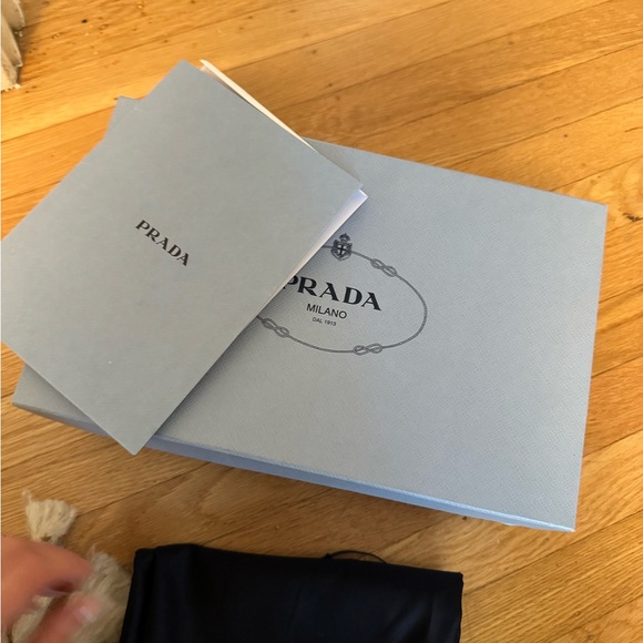 Prada kitten heels. Worn one time for my wedding.  Still in very good condition - Picture 10 of 11